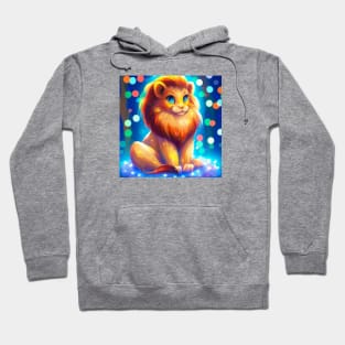 Cute Lion Drawing Hoodie